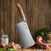 17.5 cm Kemik Satırı- Sekoya Ağacı Sap