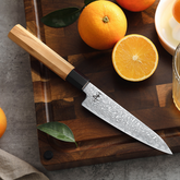 67 Katman Utility Paslanmaz Damascus Mutfak Bıçağı 12,5 cm