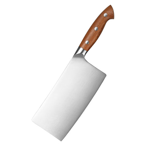 18 cm Çin Satırı Şef Bıçağı- Sekoya Ağacı Sap