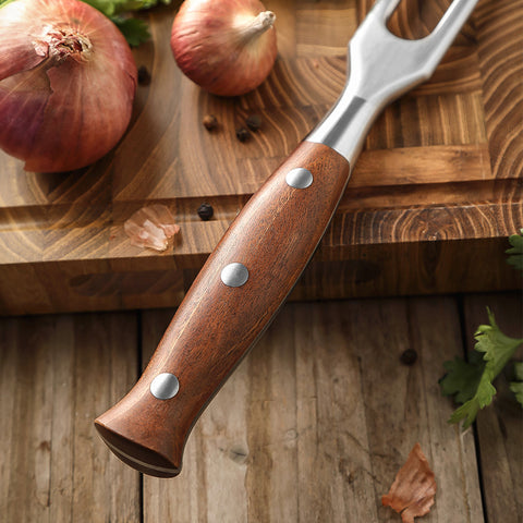 17 cm Et Çatalı- Sekoya Ağacı Sap