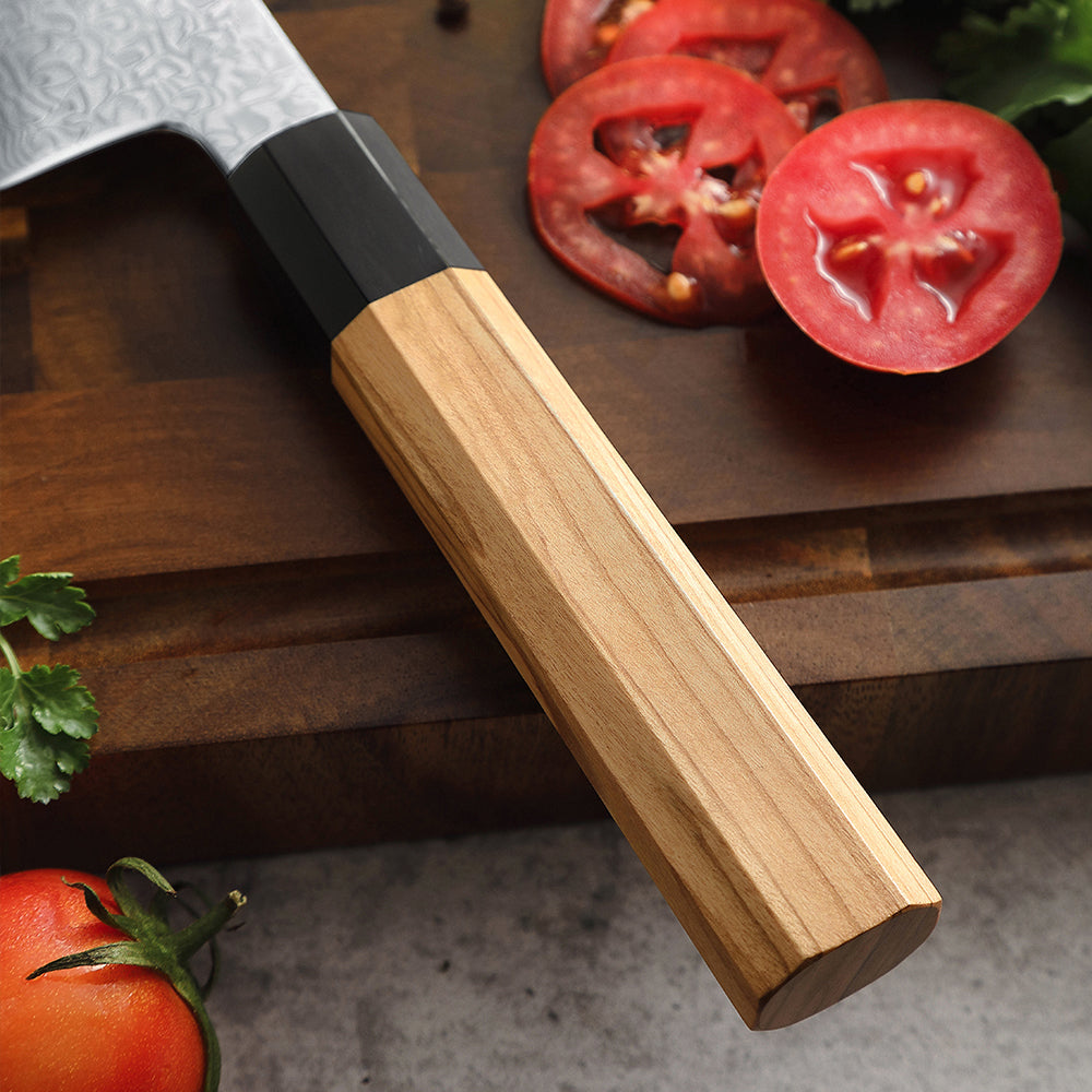 67 Katman Gyutou  Paslanmaz Damascus Şef Bıçağı 23 cm