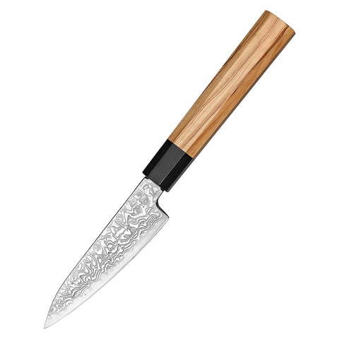 67 Katman Paring Paslanmaz Damascus Mutfak Bıçağı 11,5 cm