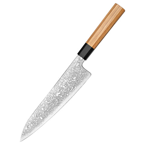 67 Katman Gyutou  Paslanmaz Damascus Şef Bıçağı 23 cm