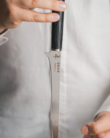Fileto Ahşap Saplı Şef Bıçağı - 19 cm Paslanmaz Çelik