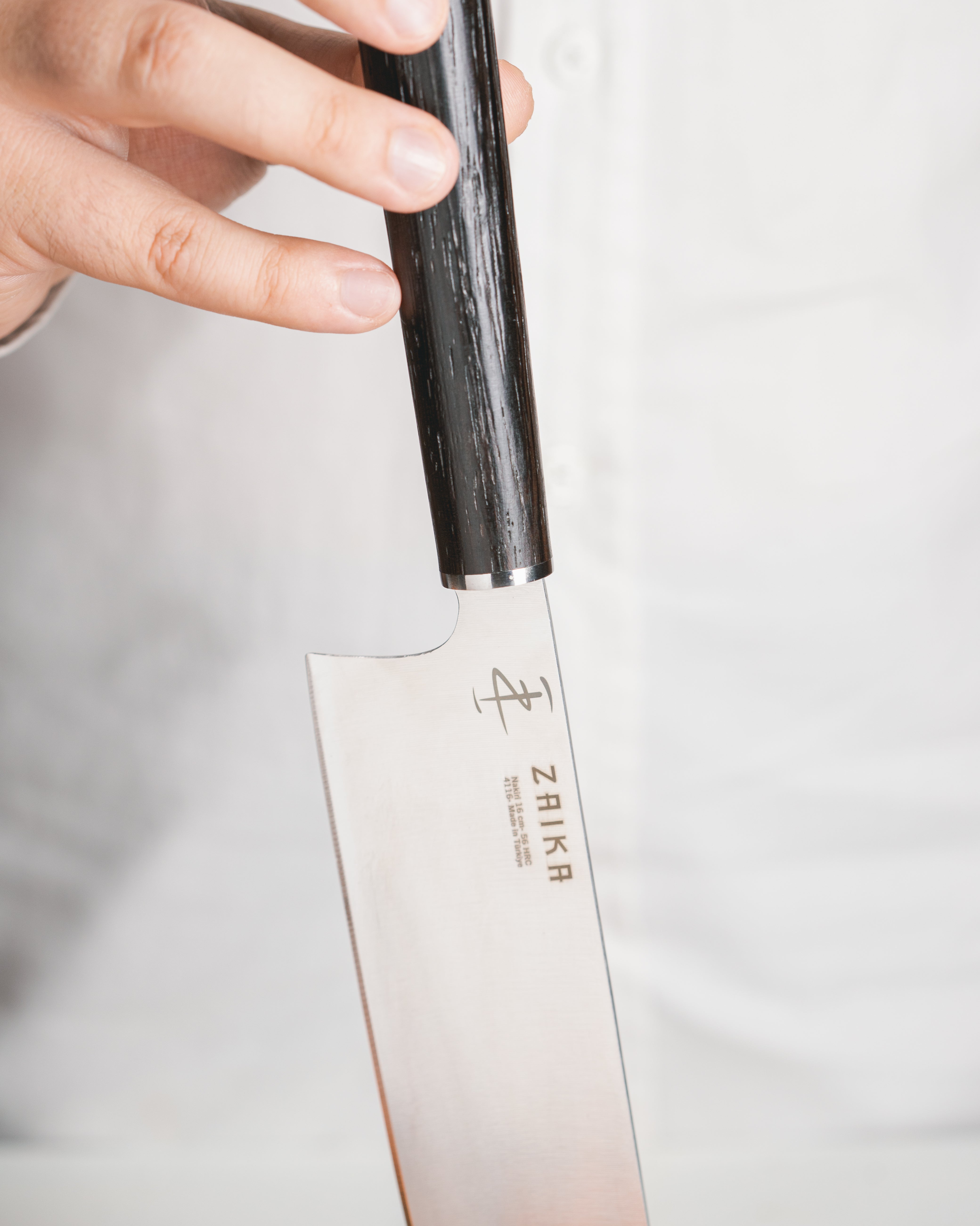 Japon Tasarım Nakiri Sebze Doğrama Bıçağı - 16cm Paslanmaz Çelik