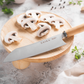 Eğri Santoku Ahşap Saplı Şef Bıçağı - 18cm Paslanmaz Çelik